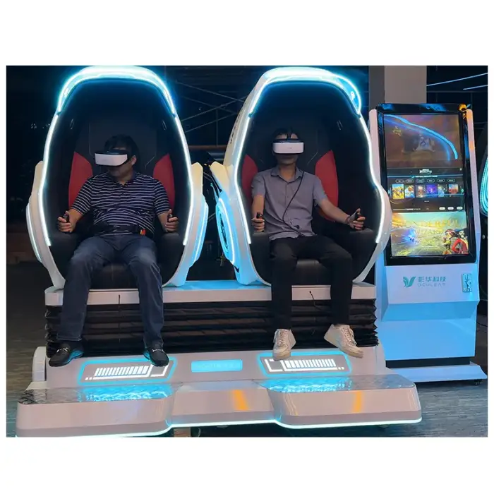 9D VR Game Console Roller Coaster Simulator 9d 360 Degree Rotating Seat