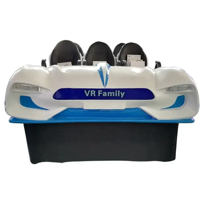 6 Seater 360 Degree Interactive Game Virtual Reality 9D Cinema Spaceship