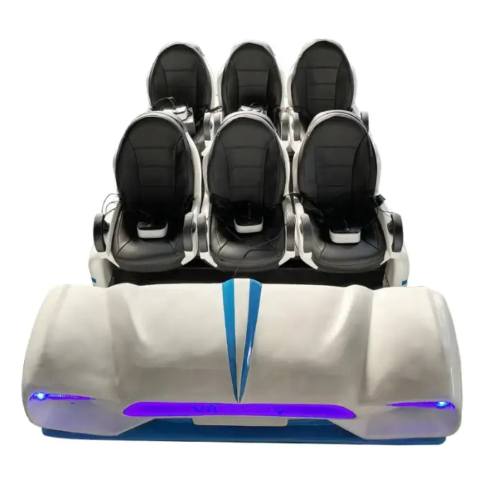 6 Seater 360 Degree Interactive Game Virtual Reality 9D Cinema Spaceship