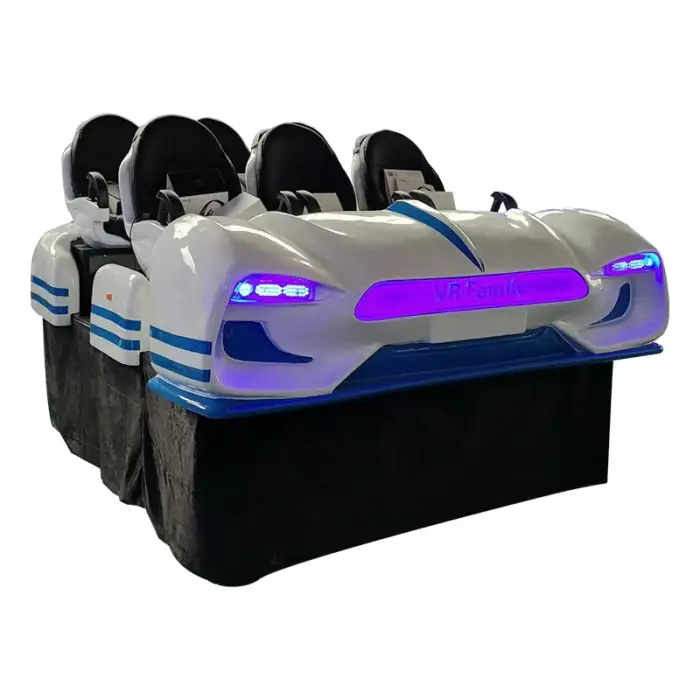 6 Seater 360 Degree Interactive Game Virtual Reality 9D Cinema Spaceship