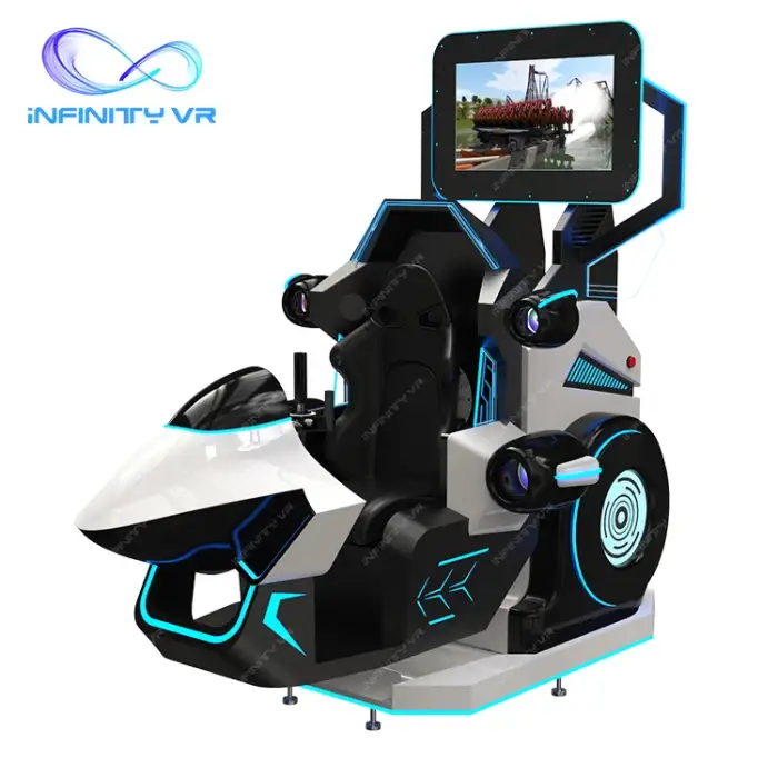 Single Player Virtual Reality Thunder Fighter Game Machine Simulator With Real Fly And Racing Games