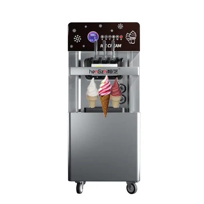 Three-Flavor Soft Serve Ice Cream Machine: Soft Serve Ice Cream Maker