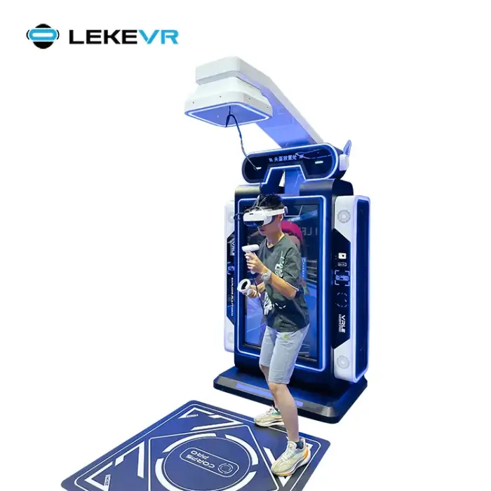 VR Park Shooting All In One Standing Platform Simulator 9D Arcade Self Service Gaming Equipment Set