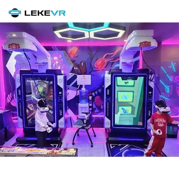 VR Park Shooting All In One Standing Platform Simulator 9D Arcade Self Service Gaming Equipment Set