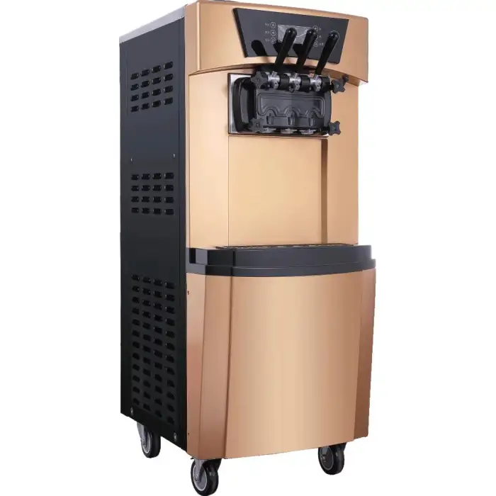 Ice Cream Maker: 22-30L/h Professional Yogurt and Soft Serve Ice Cream Machine