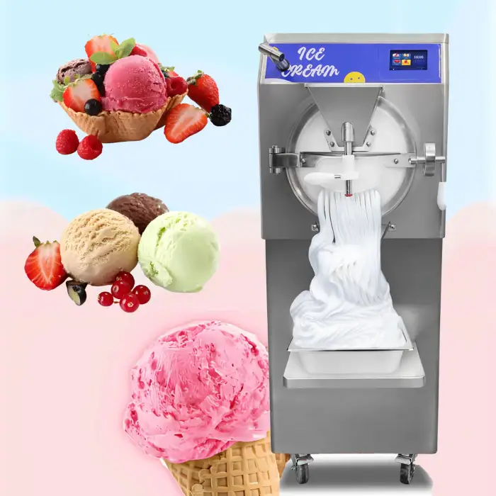 Tasty Gelato Machine: Energy-Saving Batch Freezer for Commercial Hard Ice Cream Production