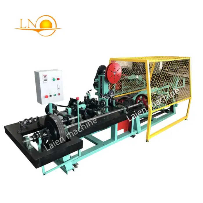 Normal and Reverse Twisted Barbed Wire Making Machine