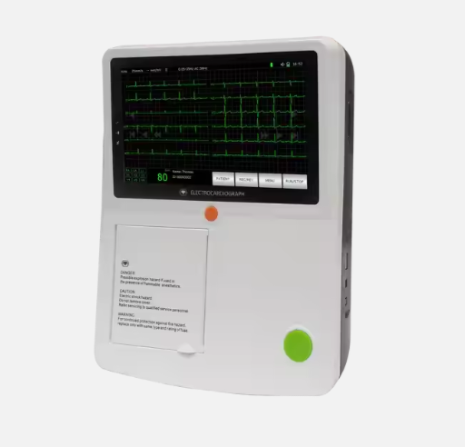 Portable Handheld 3 Channel ECG Electrocardiograph with Thermal Printer for Hospital