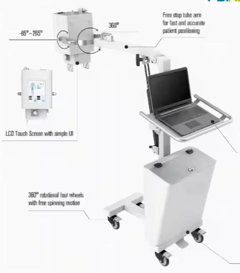 China OEM Factory Affordable X-Ray Inspection System Medical Equipment CT Scan Machine