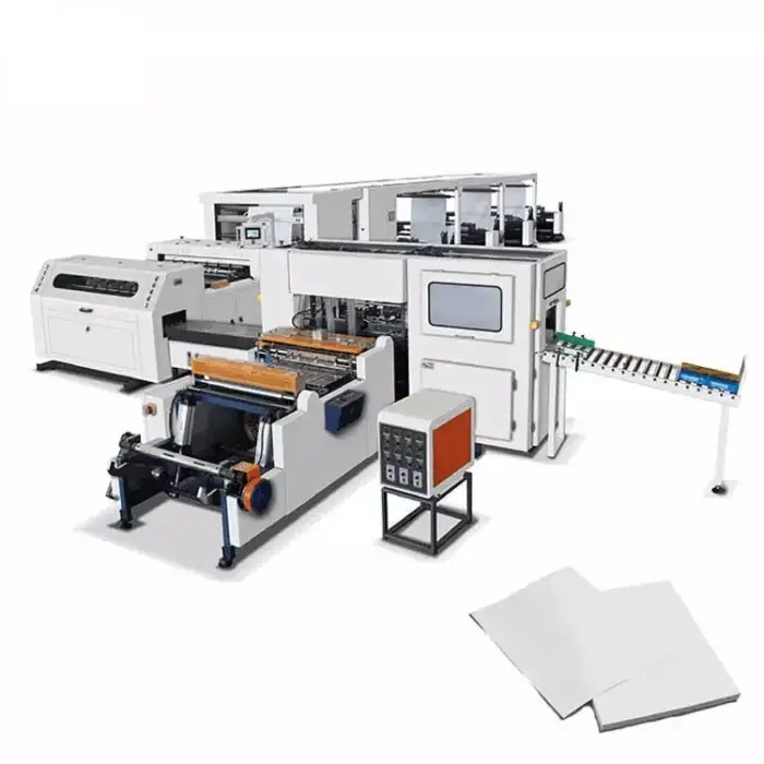 Paper Making Machine A4 Size Paper Sheet Cutting Machine Fully Automatic 350 m/min Production Capacity - FQA-A4-1100