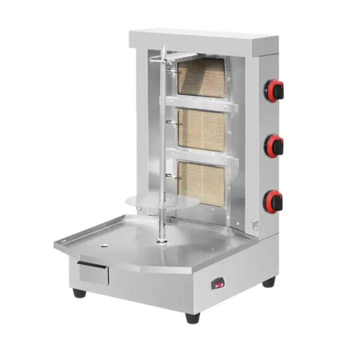 Shawarma Burner Kebab Grill Machine With 3 Radians