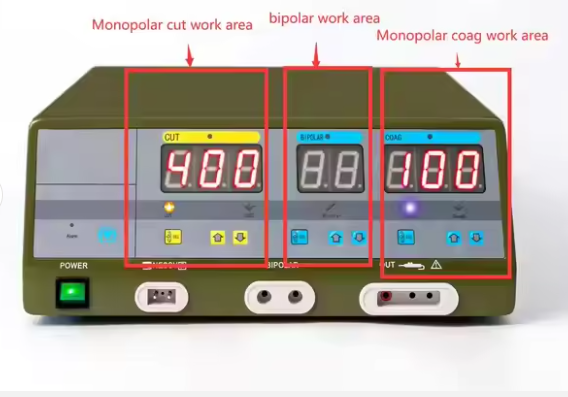 400W Portable Surgical Electrosurgical Unit Diathermy Machine for Surgery Room