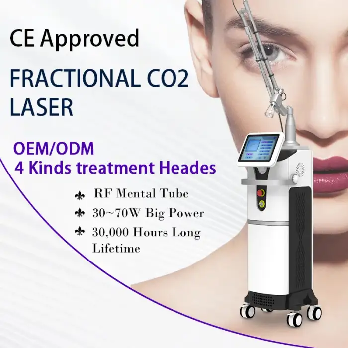 HongqiLaser Clinic Use Scar Removal Vaginal Tighten Acne Treatment 2022 Co2 Fracionado Laser Fractional Co2 Laser Beauty Machine