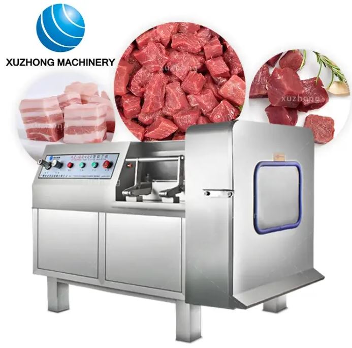 Automatic Meat Dicing Machine Cube Cutter Meat Dicer Frozen Meat Dicing Machine