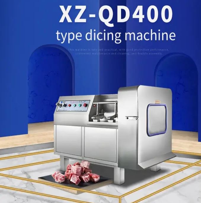 Automatic Meat Dicing Machine Cube Cutter Meat Dicer Frozen Meat Dicing Machine