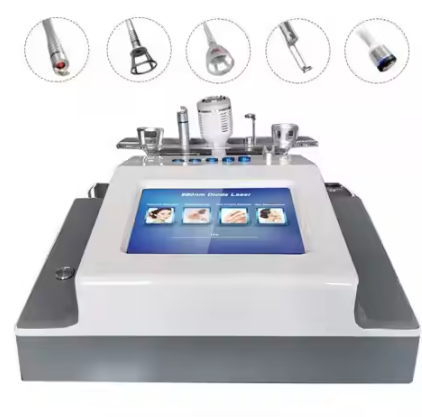 5 in 1 980nm Diode Laser Machine Vascular Spider Vein &amp; Fungus Removal Therapeutic Liposuction Beauty Equipment