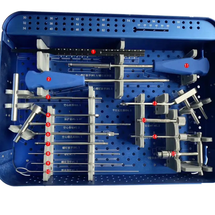 Cannulated Screw System (4.5) Instruments Set Orthopedic Surgical Instruments