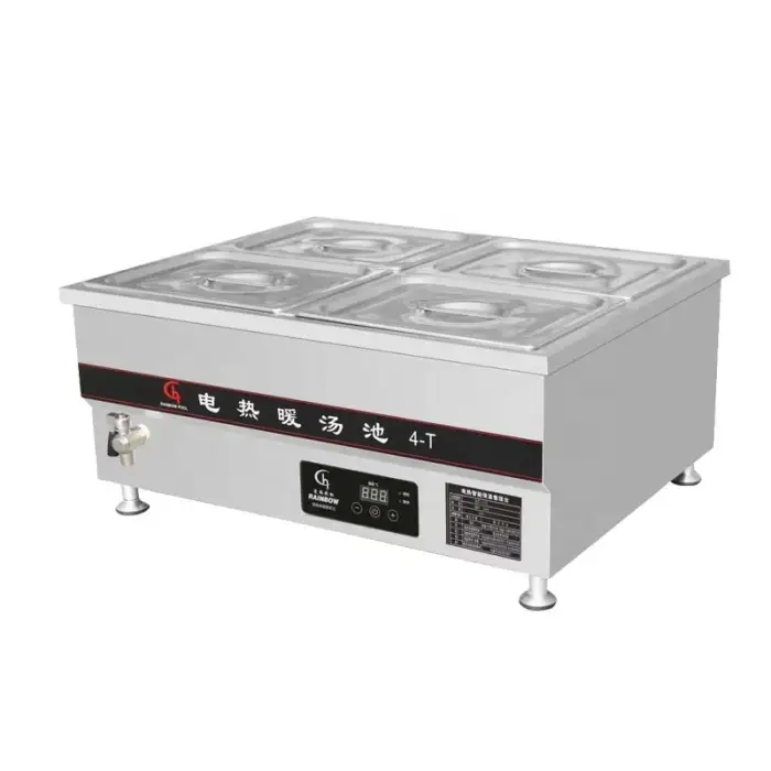 Hotel And Restaurant Supplies Buffet Food Warmer Set Electric Stainless Steel Food Warmer Display Showcase