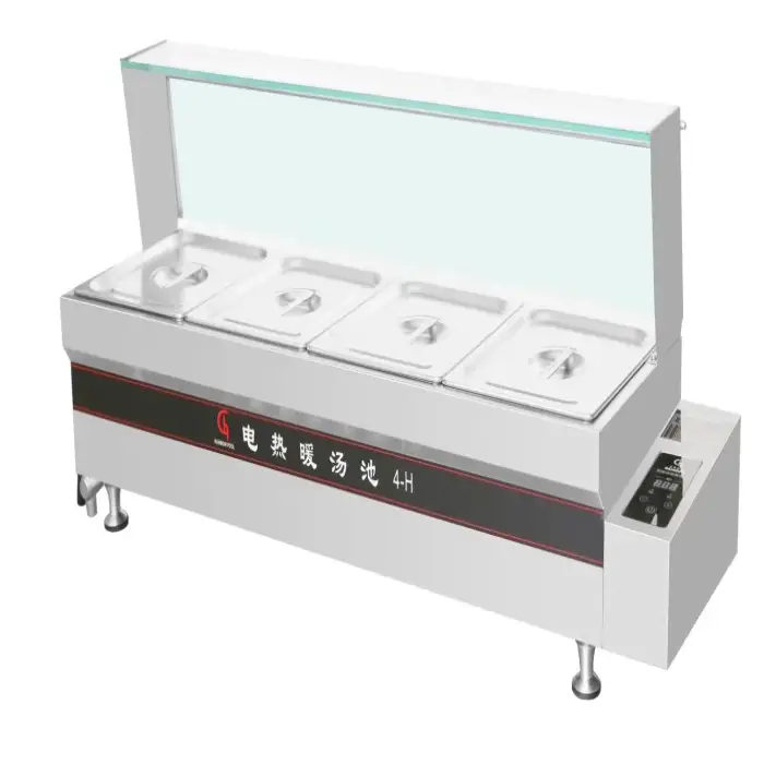 2024 hot sale other hotel and restaurant supplies buffet food warmer set electric stainless steel food warmer display showcase