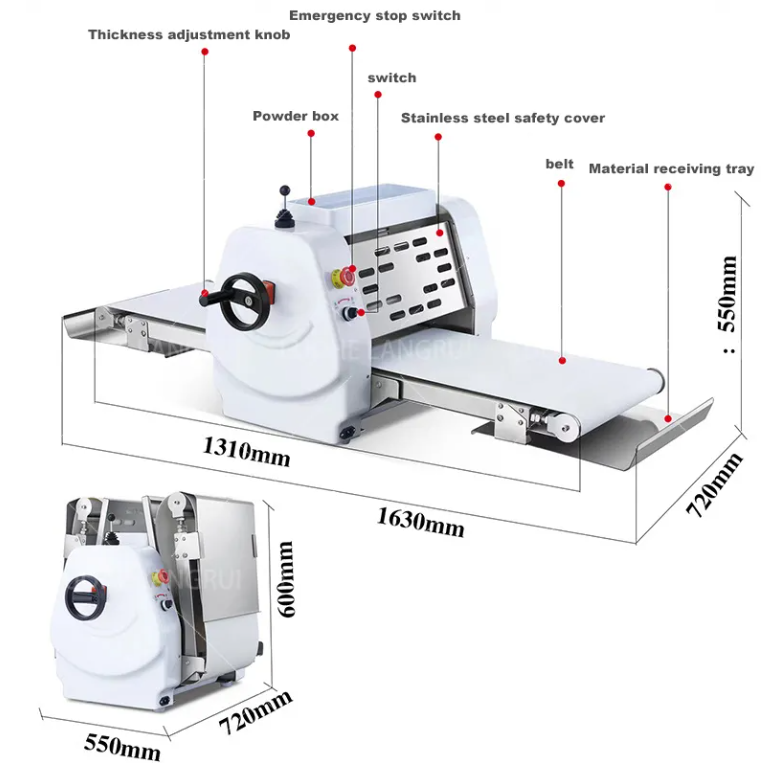 HTK-450B Commercial Dough Sheeter