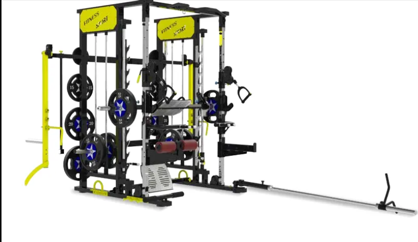 Multi Function Smith Machine Cross Fit Training Rack