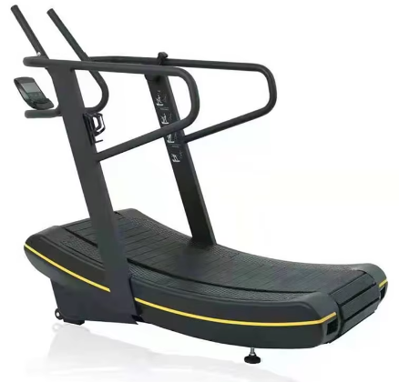 Home Curved Treadmills Manual Curved Commercial Indoor Gym Fitness &amp; Bodybuilding Treadmill Machine