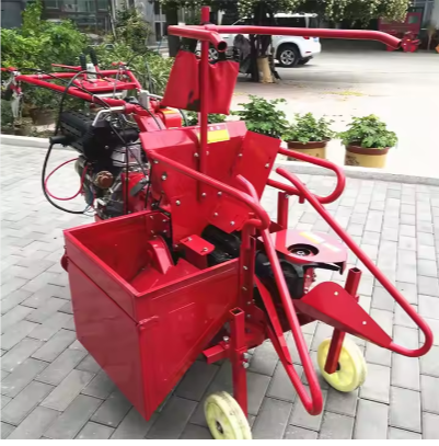 Mini Hand Push Self-Propelled Corn Harvester - Easy to Operate Maize Machine