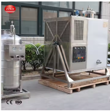 Large Capacity Alcohol Recovery System Oil Extraction Production Solvent Recovery Equipment for Cosmetics Industry