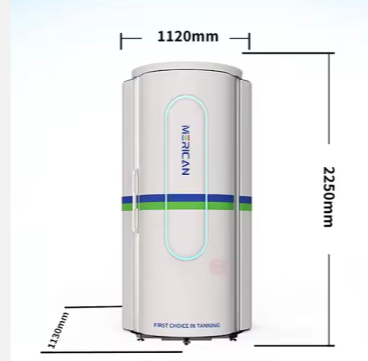 Commercial Stand-Up Tanning Machine with 48 Cosmedico Lamps