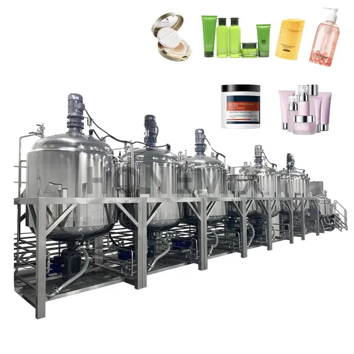 Turnkey Cosmetics Equipment for Lotion and Toothpaste Production