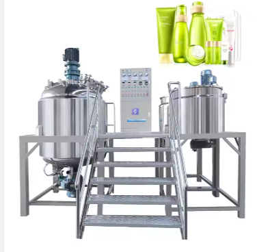 100L Vacuum Emulsifier Mixer for Cosmetic Lotion and Cream