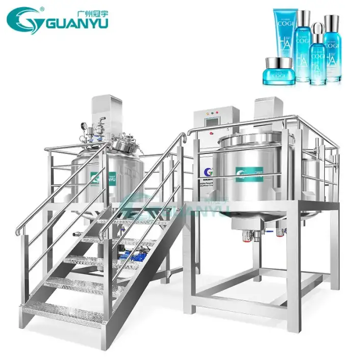 500L Vacuum Homogenizing Mixer for Emulsion Lotion and Cream