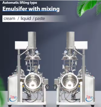 Body Cream Making Machine with Lotion Homogenizer Mixer