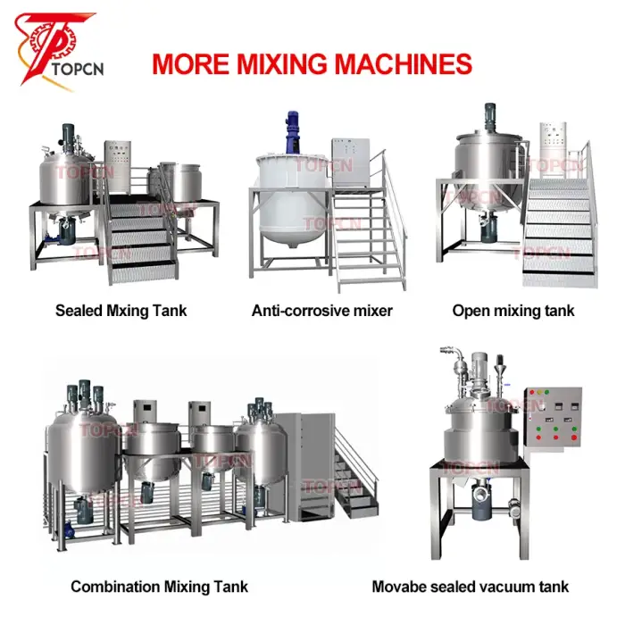 High-Quality Emulsifying Mixer for Cosmetic and Beauty Creams