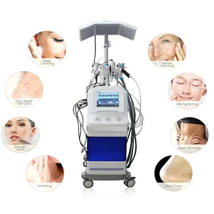 Deep cleaning face care hidro aqua facial machine hydro skin spa system portable microdermabrasion machine