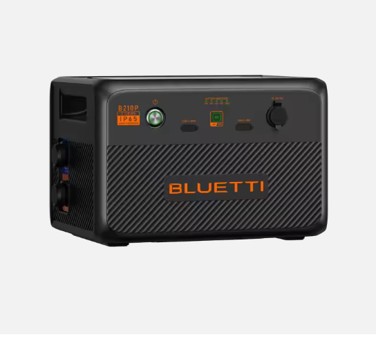 BLUETTI Battery Energy Storage Power Station with Solar Panel for Home Backup.