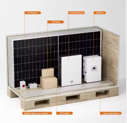 Complete Off-Grid 10kW Solar System with 10kW Solar Energy and 10000W Solar Panels.