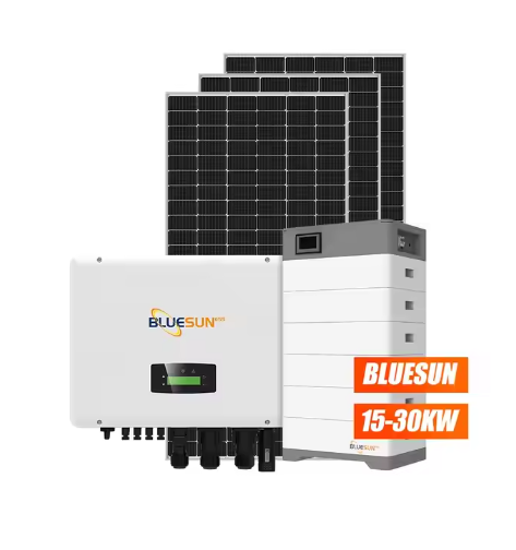 Bluesun Hybrid Solar System 5kW-20kW Complete Home Solar System Kit with CE Certification.