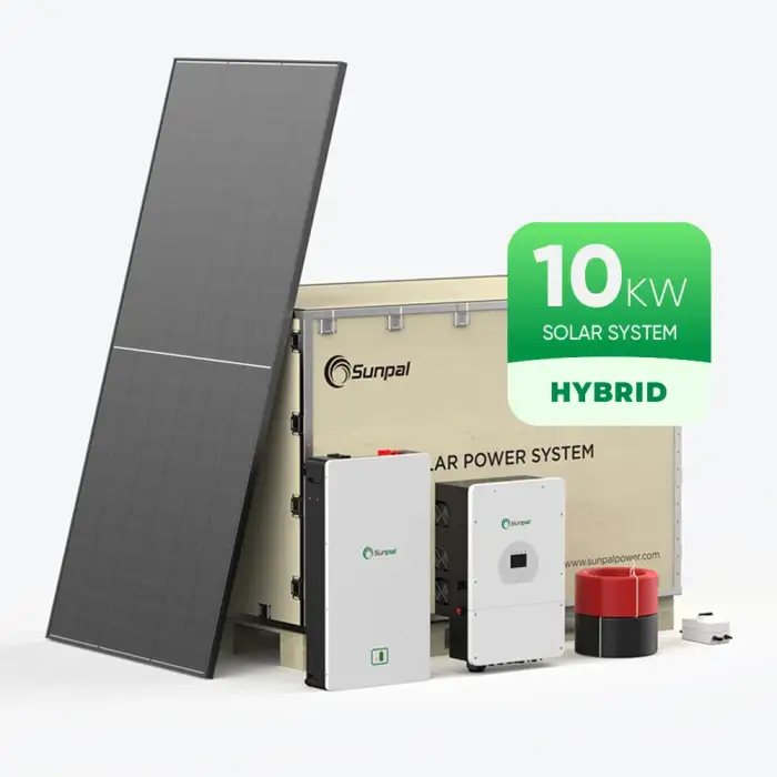 Sunpal Solar Panel System 3kW-5kW Full Set Off-Grid Hybrid Solar Power Energy Systems for Home.