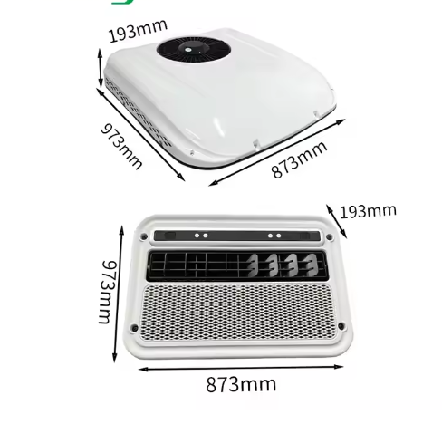 12V 24V Parking Cooler Air Conditioner for Car RV Camper Tractor Excavator