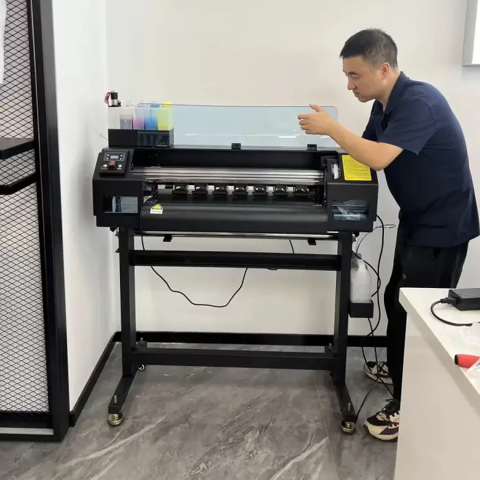 Newest Product DTF 60cm Printer with  Dual i1600 A1 Print Head T-Shirt Printer to customized clothes