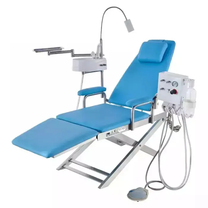 Portable Dental Chair Series: Folding Design with Turbine and LED