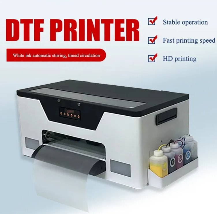 30 cm A3 Size Textile PET Film Desk Top Printing Machine Single Head DTF Printer With Epson Xp600 Printhead