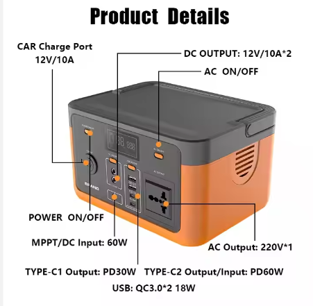 Cheap Price Portable Power Supply Station 300W Rechargeable Solar Power Bank