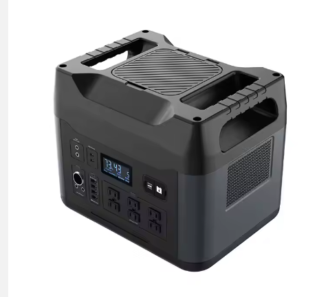 Portable Power Station Lithium Battery 1500W Pure Sine Wave AC Outlet Outdoors Camping Travel Hunting Blackout