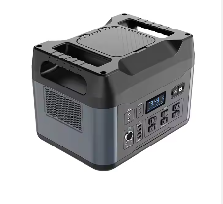 Portable Power Station Lithium Battery 1500W Pure Sine Wave AC Outlet Outdoors Camping Travel Hunting Blackout