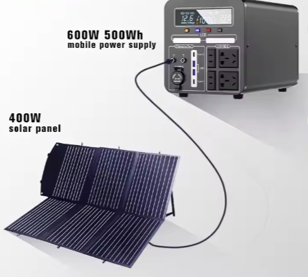 1000W Portable Power Station for Camping Household Solar Energy Storage Power Supply