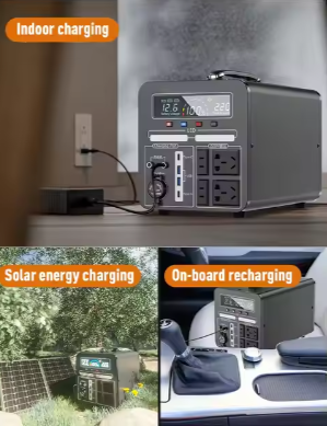 1000W Portable Power Station for Camping Household Solar Energy Storage Power Supply