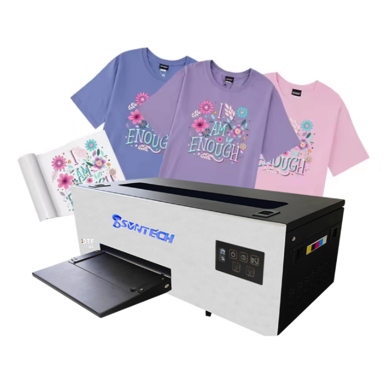 T-Shirt Film A4 A3 DTF Printer for Textile, Shoes, Handbags & More