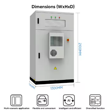 Energy Storage 300kWh 500kWh Hybrid Lithium Battery Solar Power System 30kW 50kW 100kW with ESS All-In-One Inverter